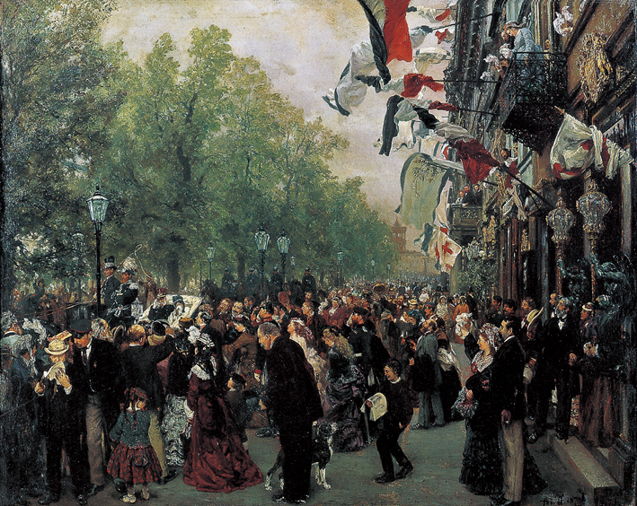  Adolpyh Von Menzel —— 威廉一世率军出征